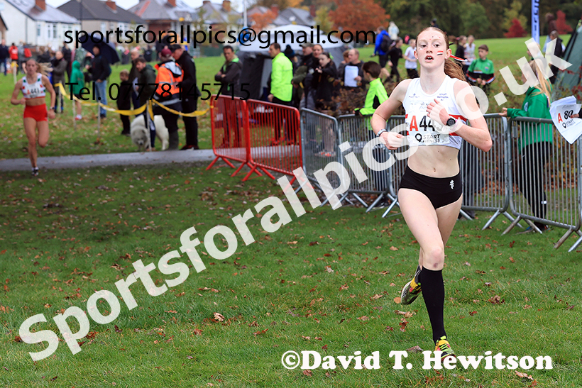 Womens under-17s, 2024 Northern Cross Country Relays, Graves Park, Sheffield.   Photo: David T. Hewitson/Sports for All Pics